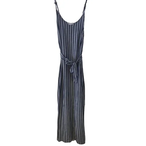 NWT Carve Design Dress Women Midi Macys Madrid Print Navy striped XS - Picture 1 of 13